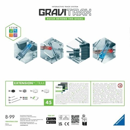 Juegos Mesa Niños Ravensburger GraviTrax Expansión Rieles Creativos