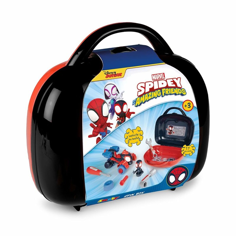 Juego Simbólico Niños: Maletín Herramientas Smoby Spidey