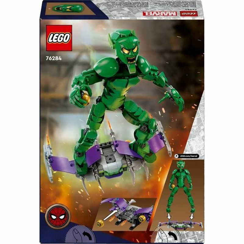 Juguetes Construcción Niños: LEGO Green Goblin 76284 - 471 Piezas