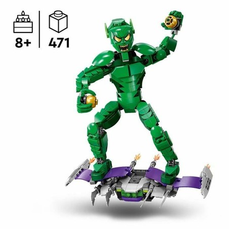 Juguetes Construcción Niños: LEGO Green Goblin 76284 - 471 Piezas