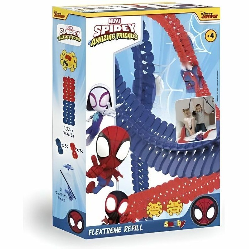 Coches Juguete Niños: Pista de Carreras Smoby Spidey Amazing Friends - Compra online en MegaJuguetes