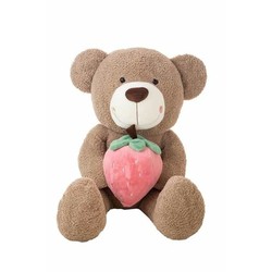 Peluches niños BigBuy Kids Oso Fresa 110 cm - Compra online en MegaJuguetes 2