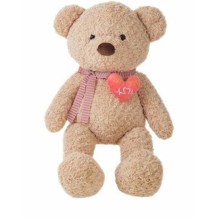 Peluches Niños BigBuy Kids Oso de Peluche Old Corazón 95 cm - Compra online en MegaJuguetes