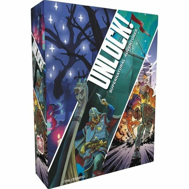 Juego de mesa escape room Asmodee Unlock en su caja