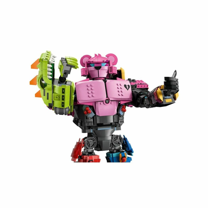 Modelo Lego Mecha Team Leader, vista frontal detallada