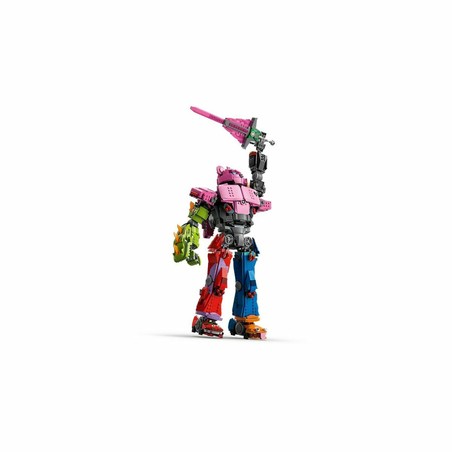 Construcción detallada Lego Fortnite, componentes del robot