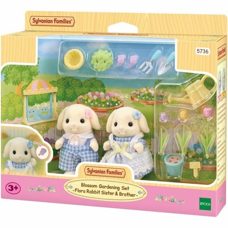 Muñecas Niñas Sylvanian Families: Set Jardín Blossom 5736 - Compra online en MegaJuguetes