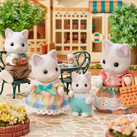 Muñecas Niñas Sylvanian Families: Accesorios Latte Cat Family