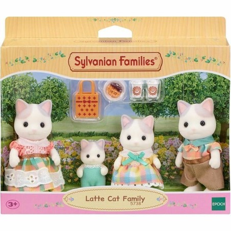 Muñecas Niñas Sylvanian Families: Accesorios Latte Cat Family