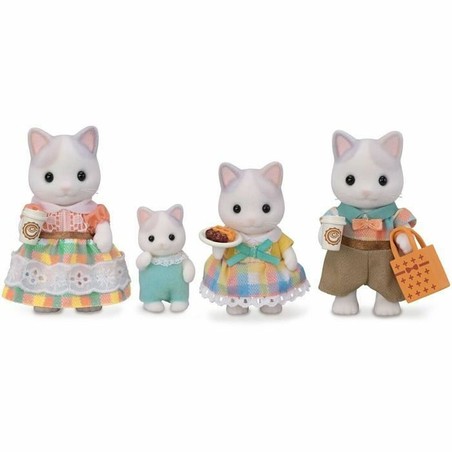 Muñecas Niñas Sylvanian Families: Accesorios Latte Cat Family