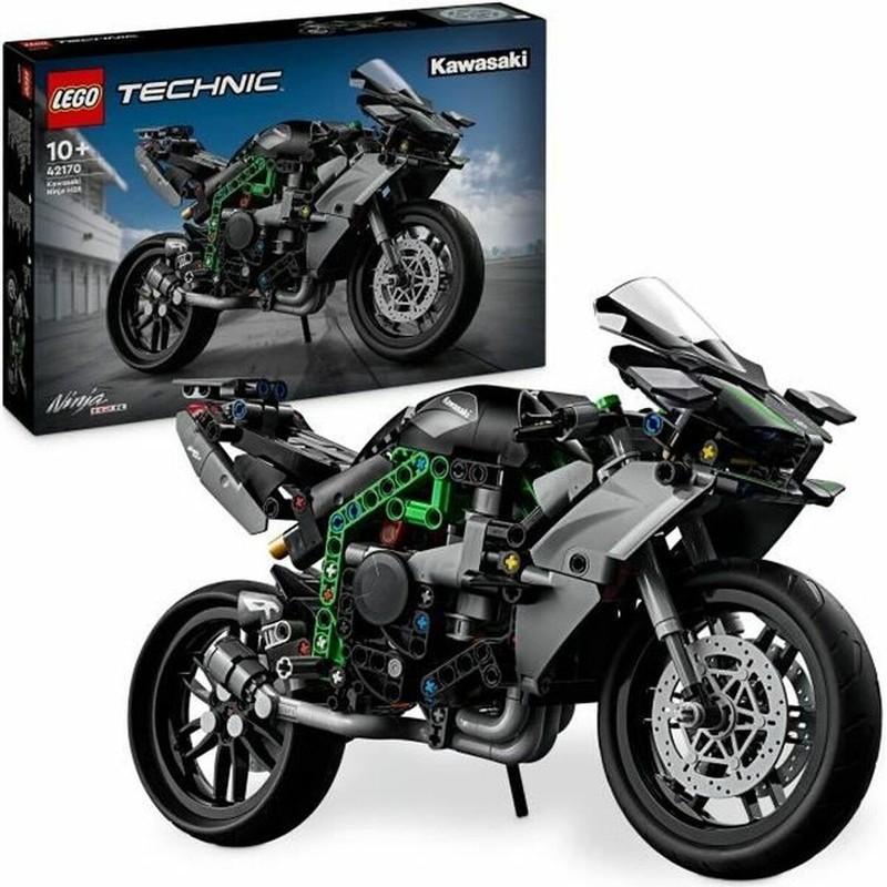 Juguetes Construcción Niños: LEGO Technic 42170 Kawasaki Ninja H2R - Compra online en MegaJuguetes