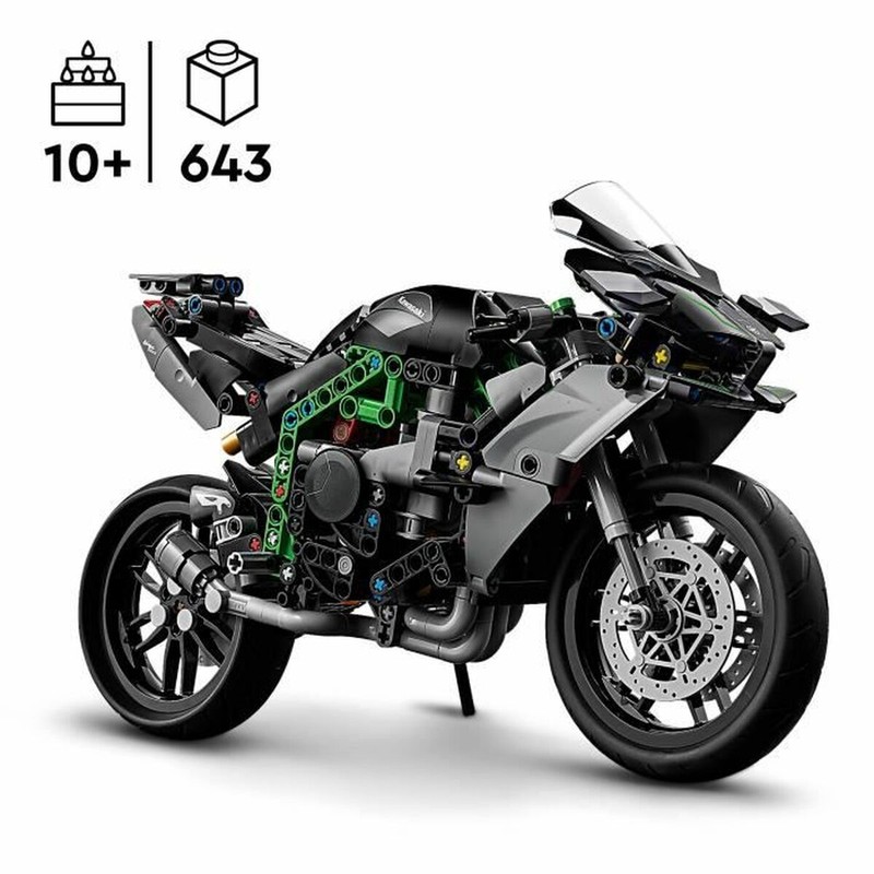 Juguetes Construcción Niños: LEGO Technic 42170 Kawasaki Ninja H2R