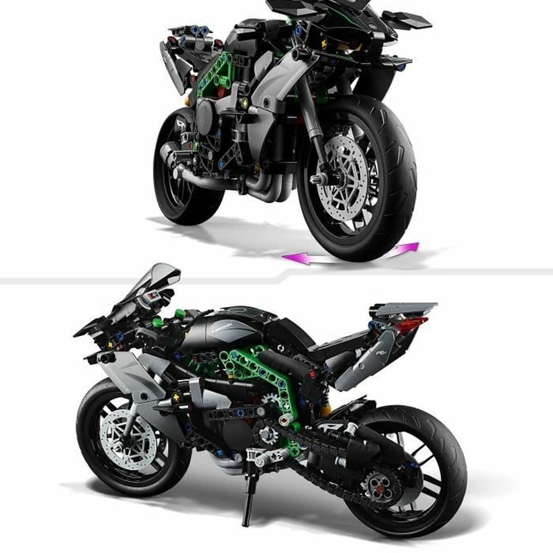 Juguetes Construcción Niños: LEGO Technic 42170 Kawasaki Ninja H2R