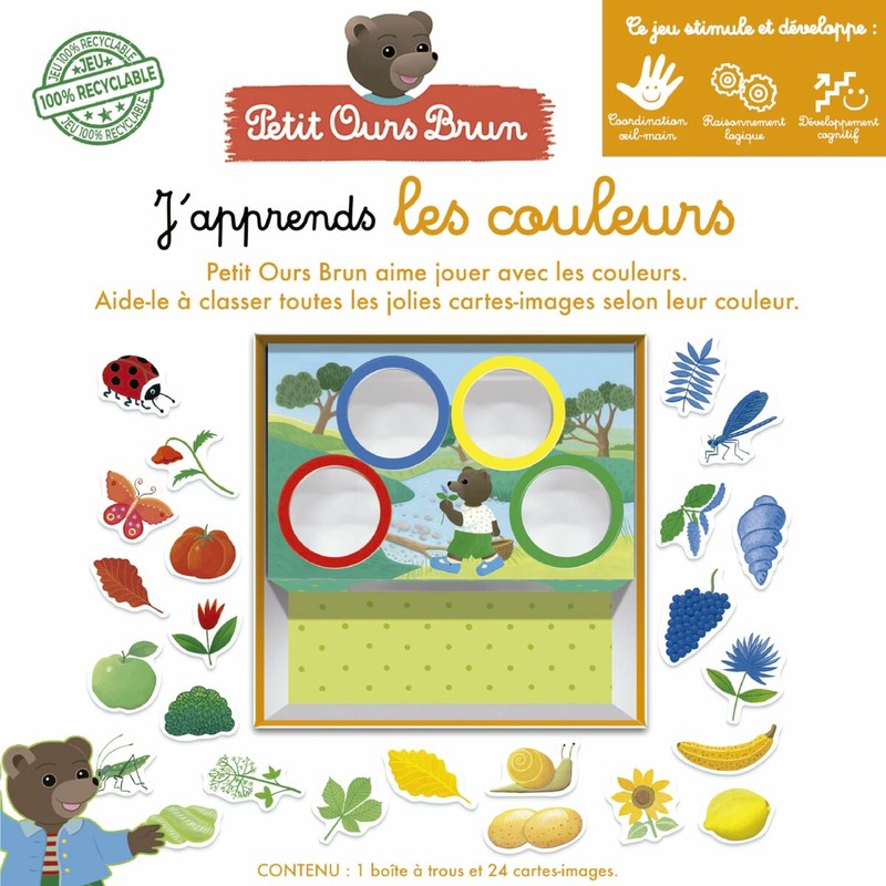 Juegos Mesa Niños Educa J'apprends les Couleurs - Francés