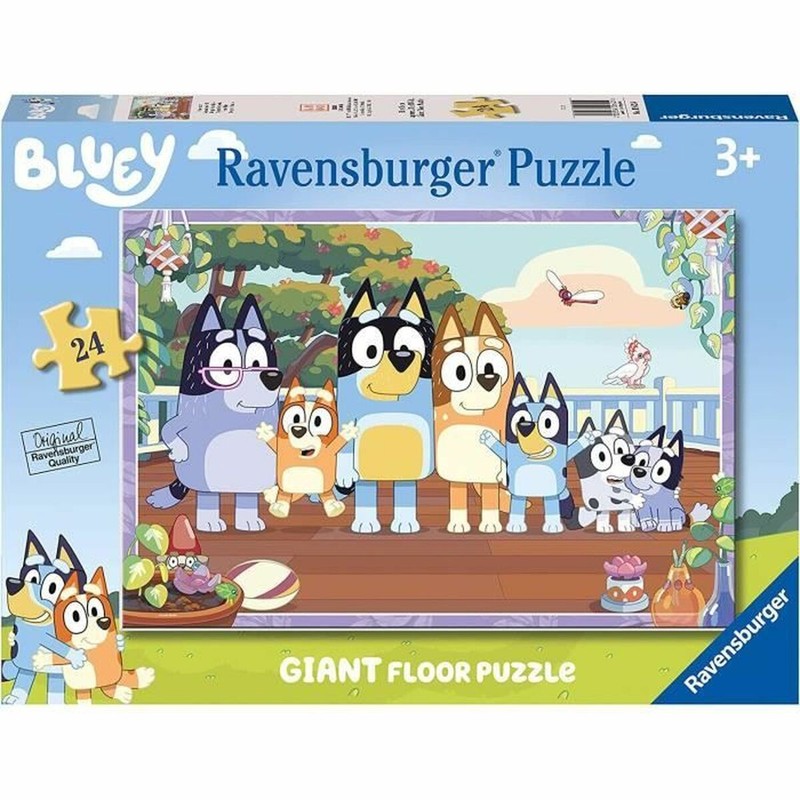 Puzzle Infantil Ravensburger Bluey - 24 Piezas Gigantes - Compra online en MegaJuguetes