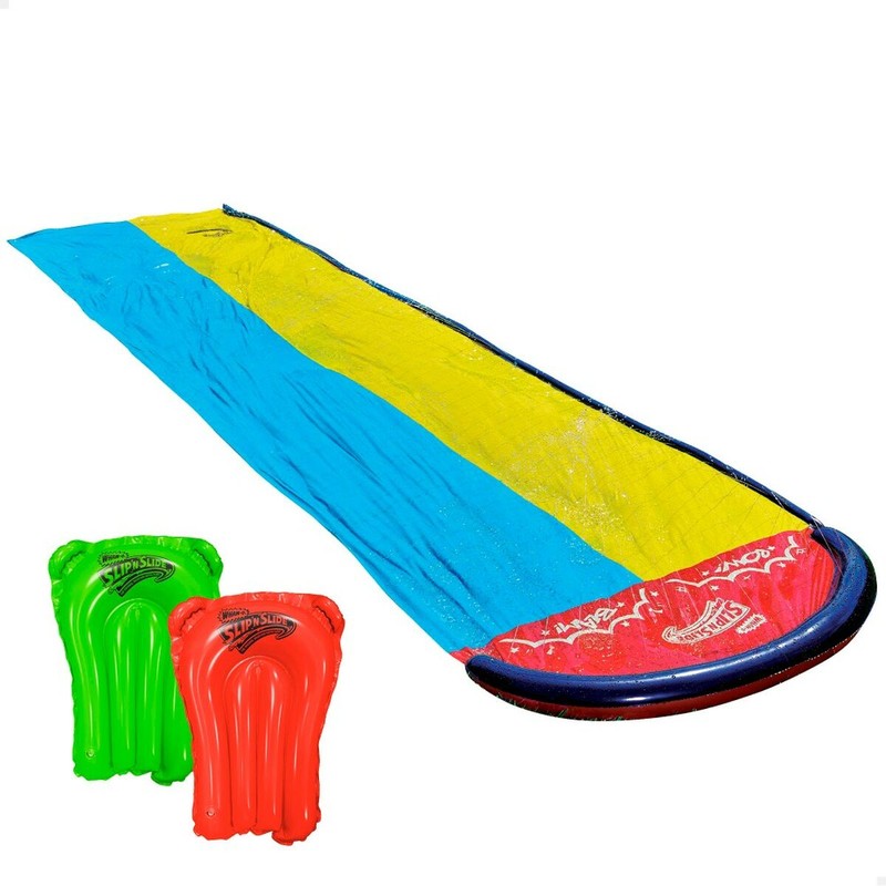 Juguetes Exterior Niños: Tobogán de Agua Wham-O Gigante 480 cm (Pack 4)