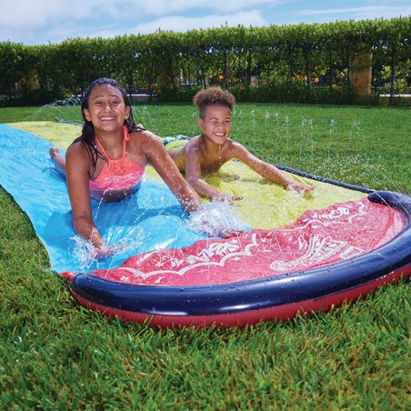 Juguetes Exterior Niños: Tobogán de Agua Wham-O Gigante 480 cm (Pack 4)