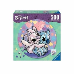 Puzzle Infantil Ravensburger Stitch - 500 Piezas Redondas - Compra online en MegaJuguetes