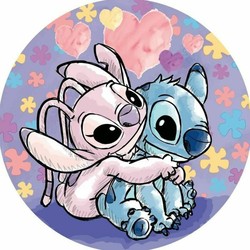 Puzzle Infantil Ravensburger Stitch - 500 Piezas Redondas - Compra online en MegaJuguetes 2
