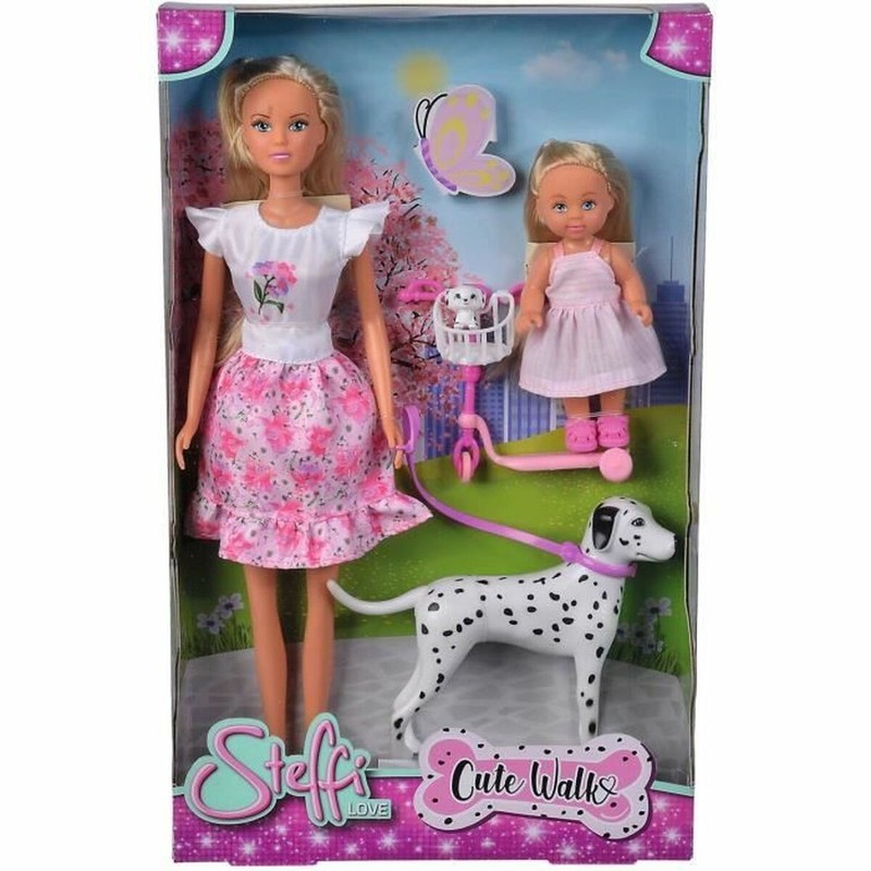 Muñecas Niñas Simba Love: Evi y su Dalmatien - Compra online en MegaJuguetes
