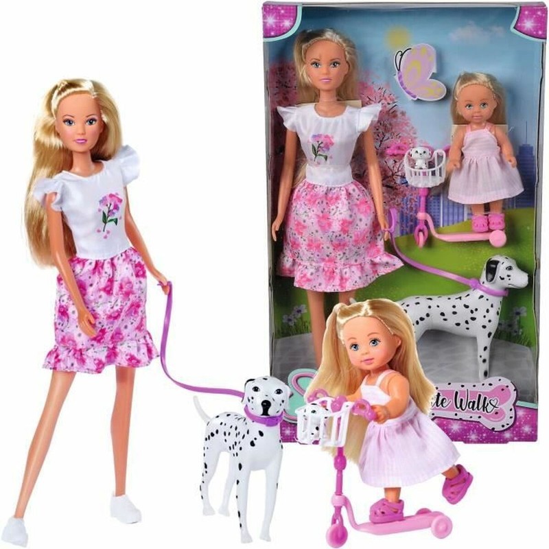 Muñecas Niñas Simba Love: Evi y su Dalmatien