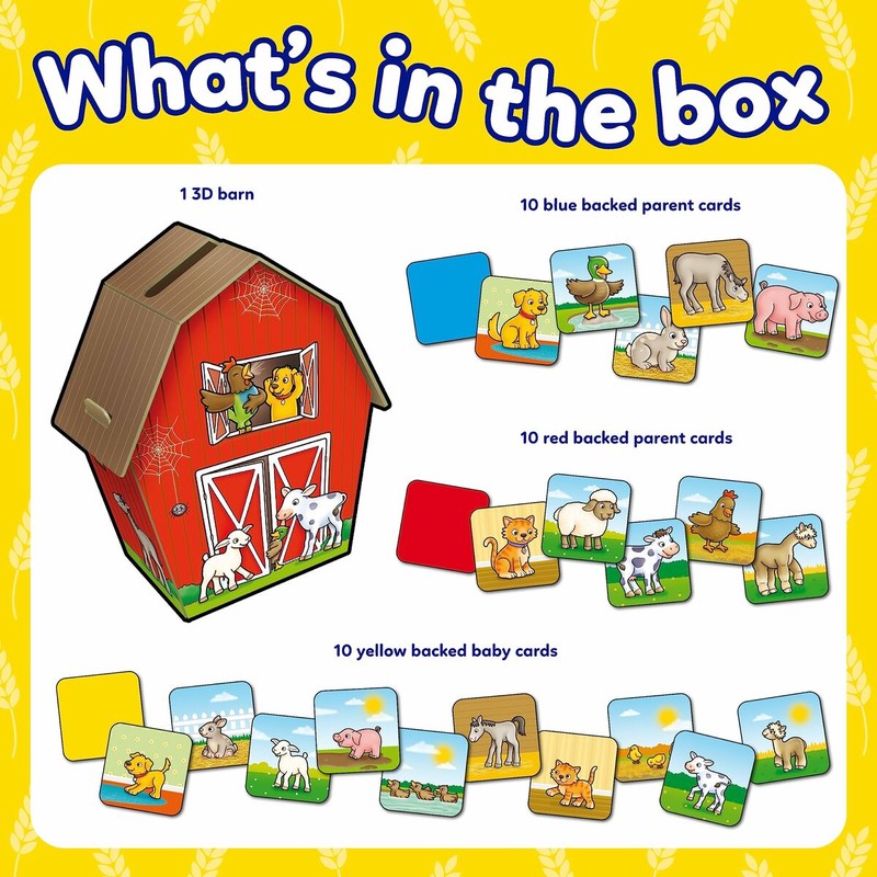 Juegos Mesa Niños Orchard Farmyard Families - Educativo y Familiar