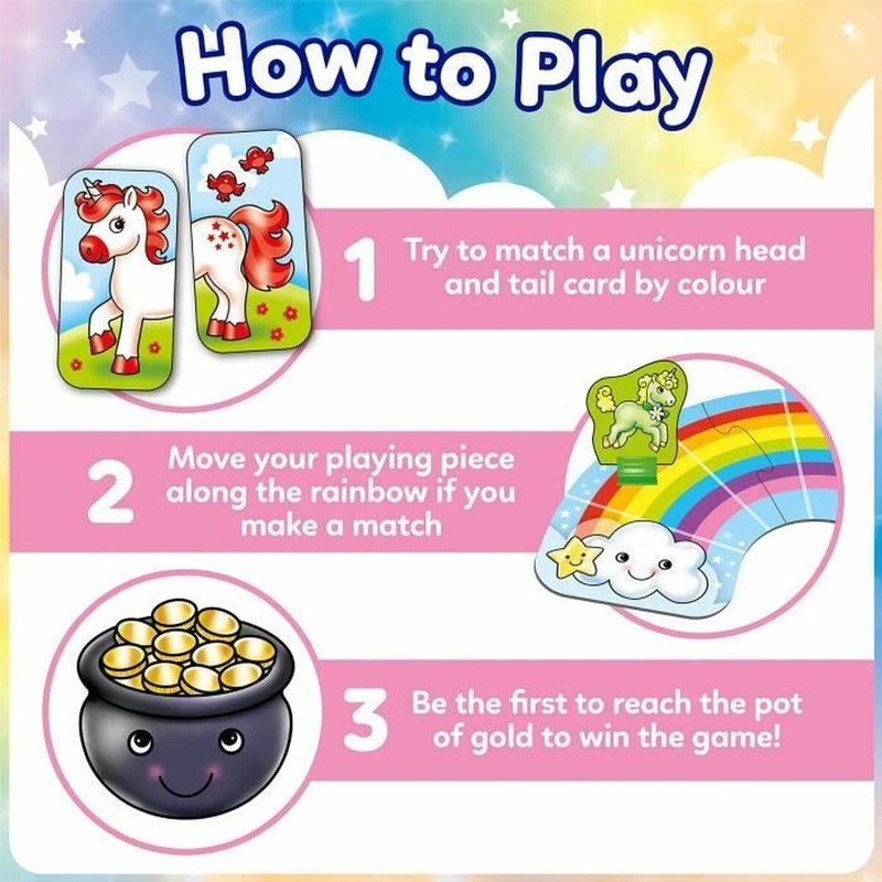 Juegos Mesa Niños Educativo Orchard Rainbow Unicon