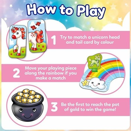 Juegos Mesa Niños Educativo Orchard Rainbow Unicon
