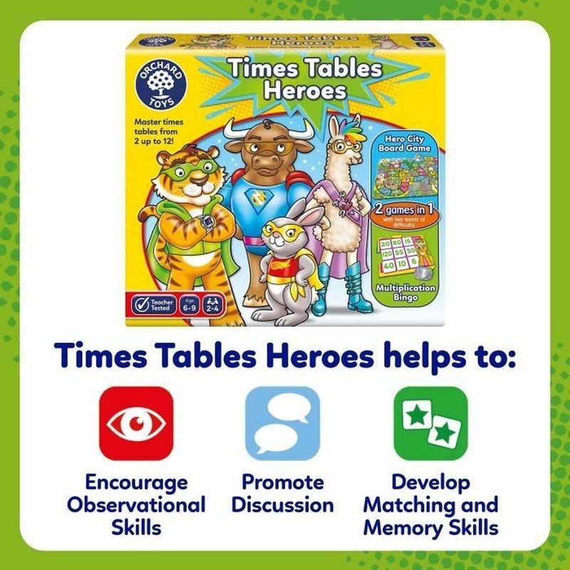 Juegos Mesa Niños: Orchard Times tables Heroes Educativo