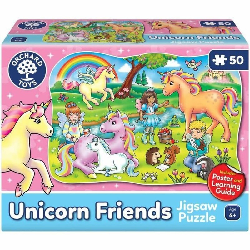 Puzzle infantil Orchard Unicorn Friends - 50 Piezas - Compra online en MegaJuguetes