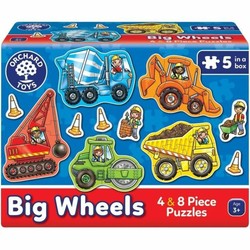 Puzzle infantil Orchard Big Wheels - Vehículos - Compra online en MegaJuguetes