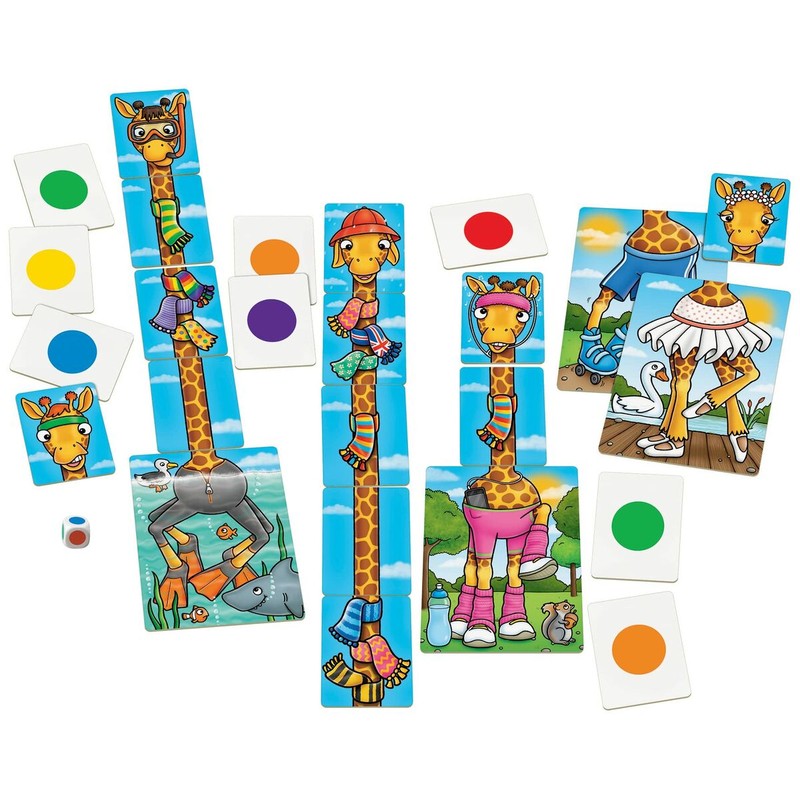 Juegos Mesa Niños Educativo Orchard Giraffes in Scarves