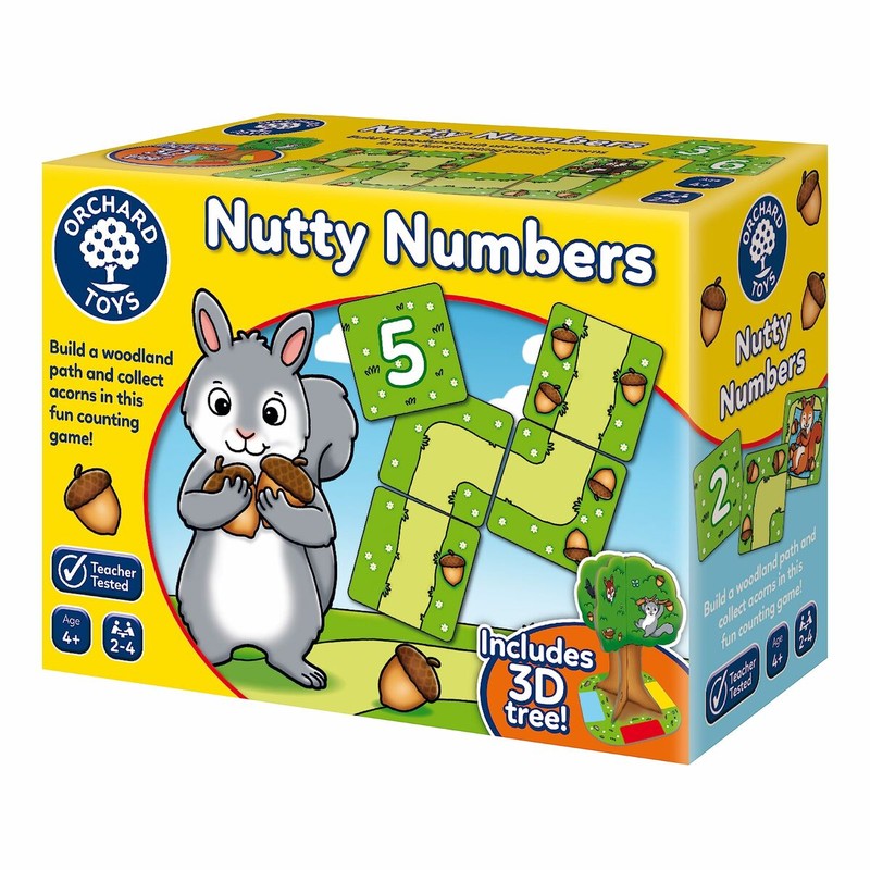 Juegos Mesa Niños Educativo Orchard Nutty Numbers para Aprender y Divertirse