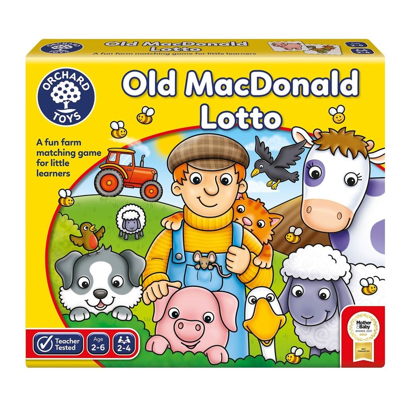 Juegos Mesa Niños: Orchard Old Macdonald Lotto Educativo
