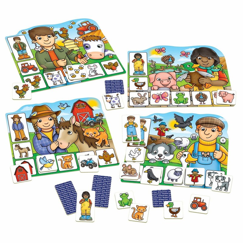 Juegos Mesa Niños: Orchard Old Macdonald Lotto Educativo