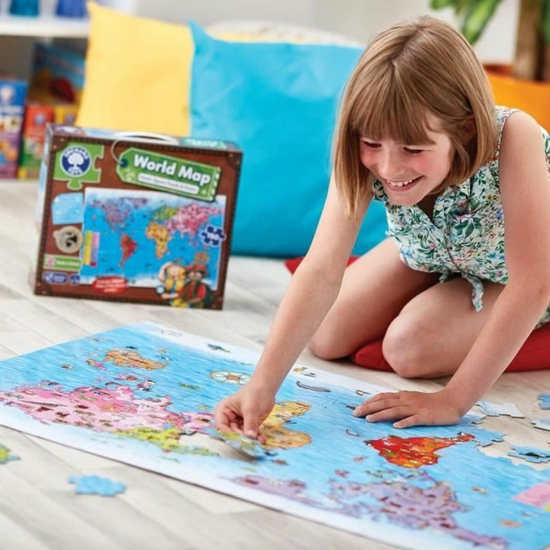 Puzzle Infantil Orchard World Map - Geografía Educativa