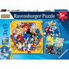 Puzzle infantil Ravensburger Sonic - 3 Rompecabezas - Compra online en MegaJuguetes