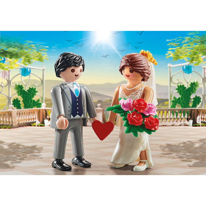 Figuras Acción Niños: Playset Playmobil Boda 11 Piezas