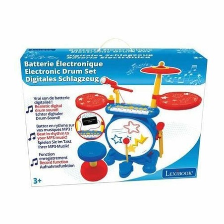 Juguetes Musicales Niños: Batería Lexibook con Luces