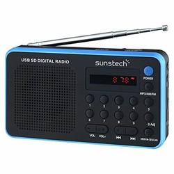 Juguetes Musicales Niños: Radio Portátil Sunstech RPDS32BL - Compra online en MegaJuguetes