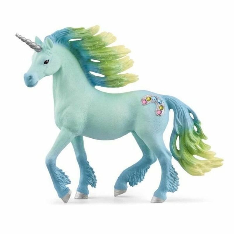 Figuras Acción Niños Schleich 70722 Unicornio Algodón Azúcar Articulado - Compra online en MegaJuguetes