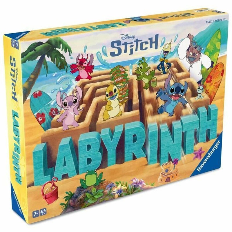 Componentes del juego de memoria infantil Laberinto Stitch para niños de 7 años.