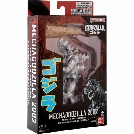 Mecha Godzilla Bandai 2002, detalle armadura plateada