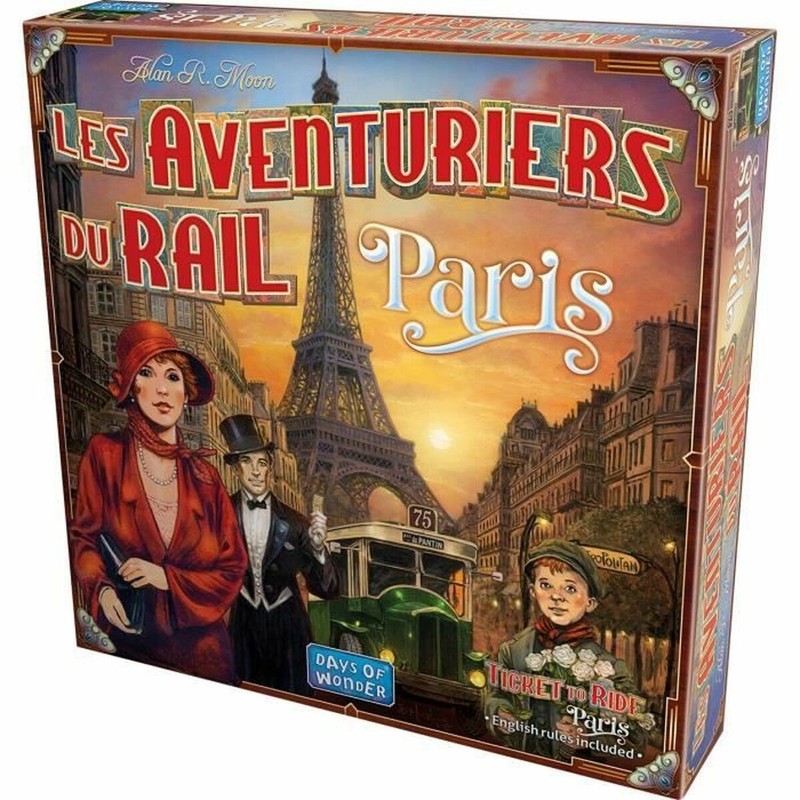 Juegos Mesa Niños: Asmodee Les Aventuriers du Rail - París Estratégico