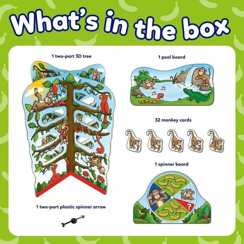 Juegos de Mesa Niños Orchard Cheecky Monkeys Educativo