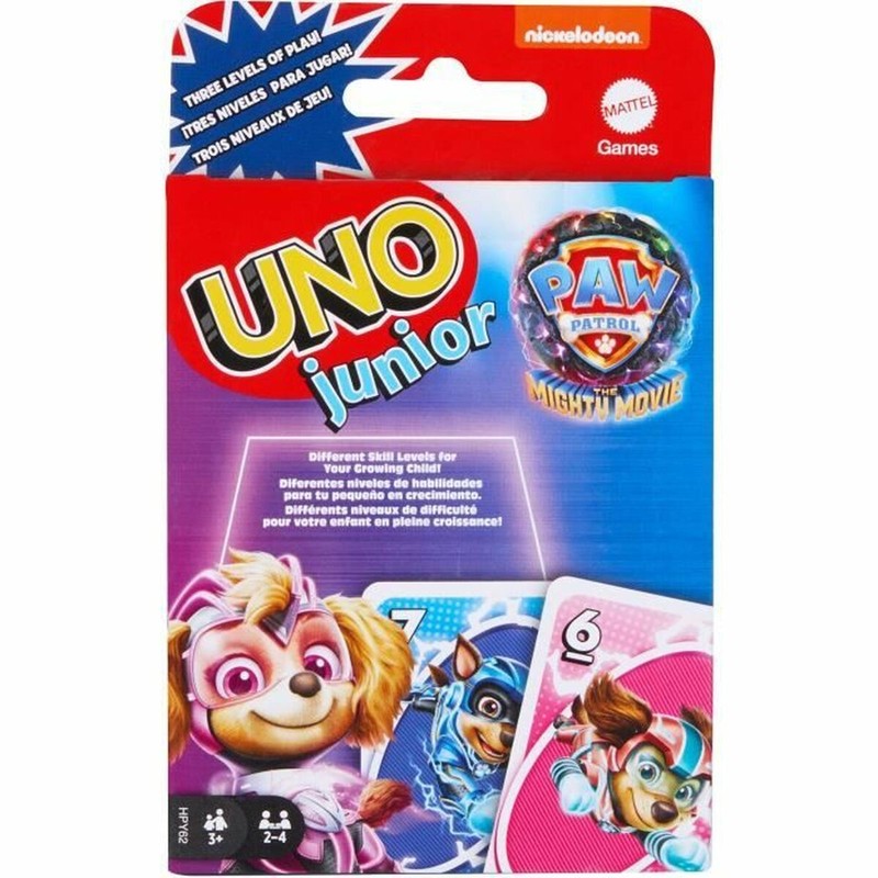 Juegos Mesa Niños Uno Junior Paw Patrol Mattel - Compra online en MegaJuguetes