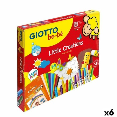Manualidades Niños Giotto BE-BÉ: Set de Dibujo Multicolor (6 Unidades) - Compra online en MegaJuguetes