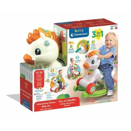 Correpasillos Caballo Clementoni Tito con Luz y Sonido
