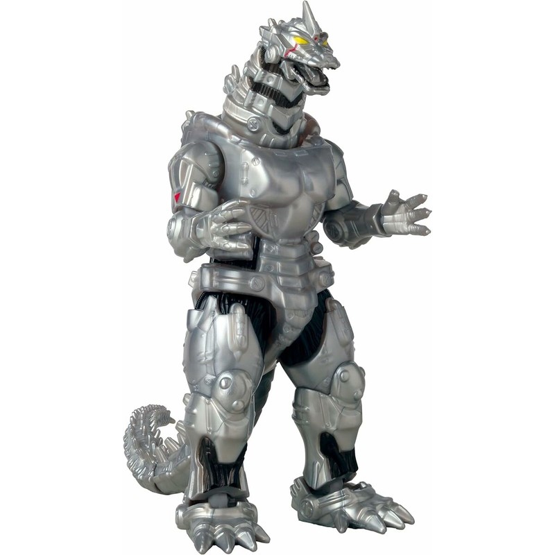 Detalle de los ojos rojos de Mecha Godzilla 2002