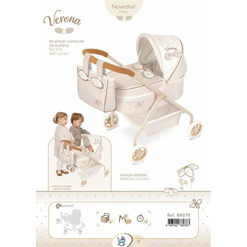 Muñecas Niñas: Carrito Decuevas Verona Plegable y Realista